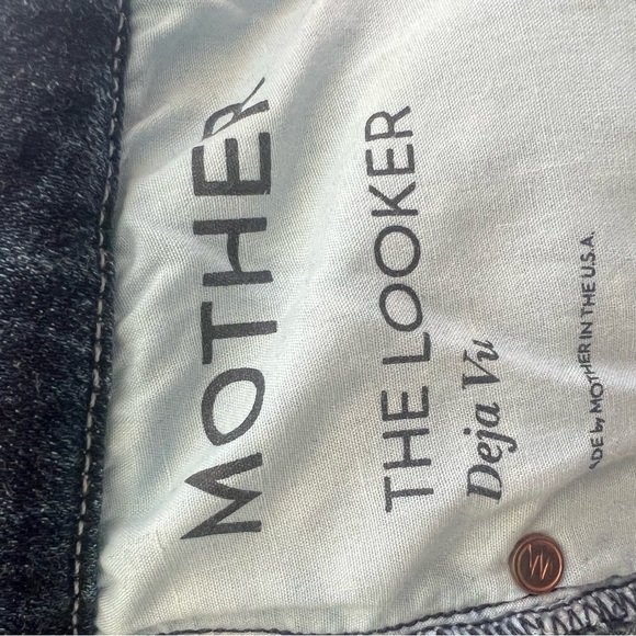 Two pairs of Mother Looker jeans. Size 29 Grey pair is Grim Shadows/Blue Deja Vu - Picture 2 of 6